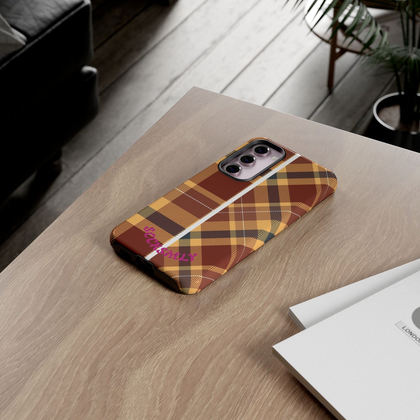 Autumn Plaid Phone Case for Samsung