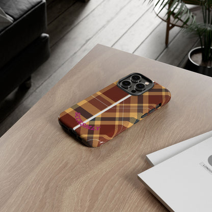 Autumn Plaid Phone Case for Apple