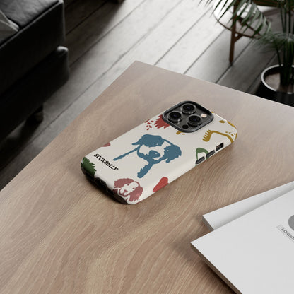 Paws & Portraits Tough Phone Case for Apple