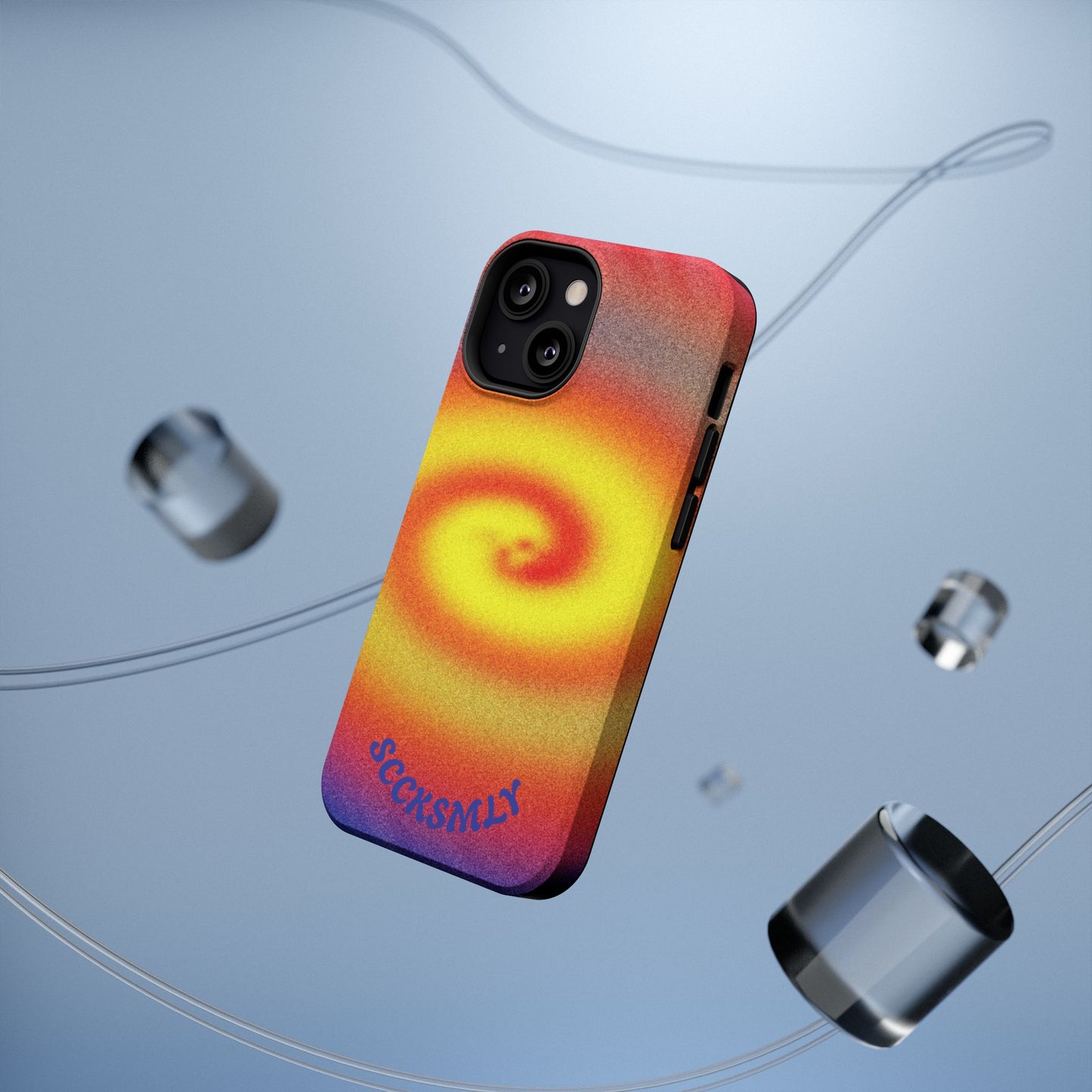 Toxic Spiral Tough Phone Case for Apple