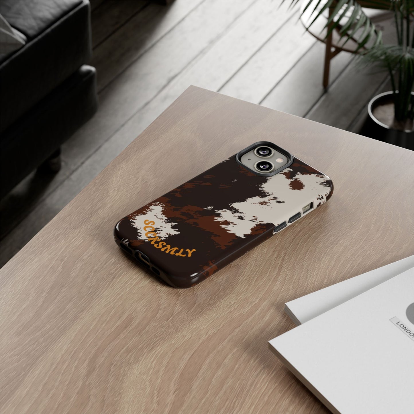 Sooo Cowboy Orange Tough Phone Case for Apple
