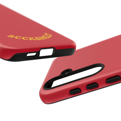 SOLID Calm Cherry Tough Case for Samsung
