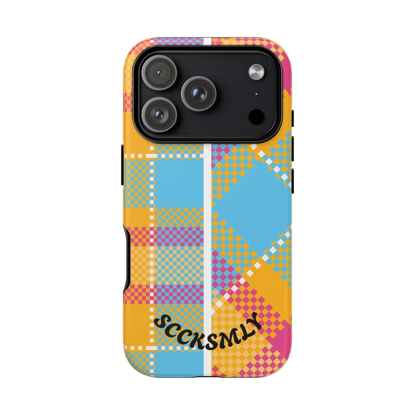 Pattern Punch Phone Case for Apple