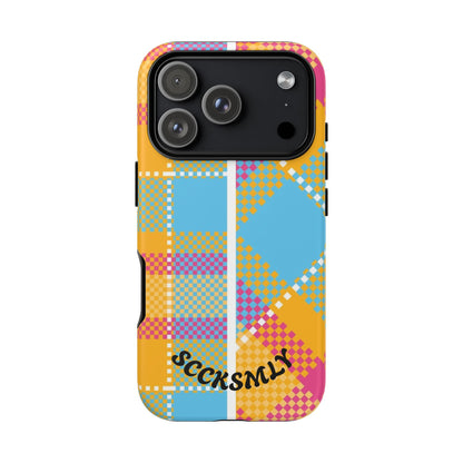 Pattern Punch Phone Case for Apple