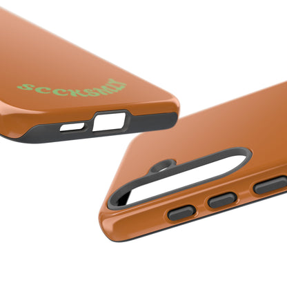 SOLID Terracotta Coal Tough Case for Samsung