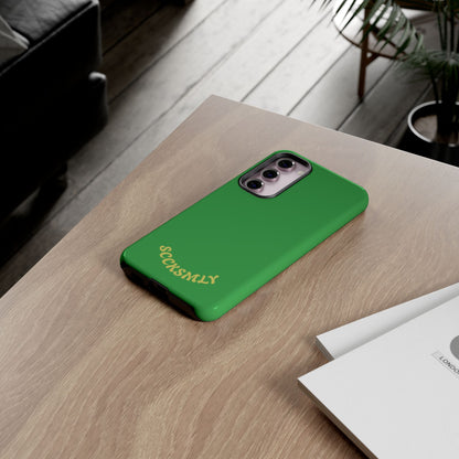 SOLID Green Grin Tough Case for Samsung