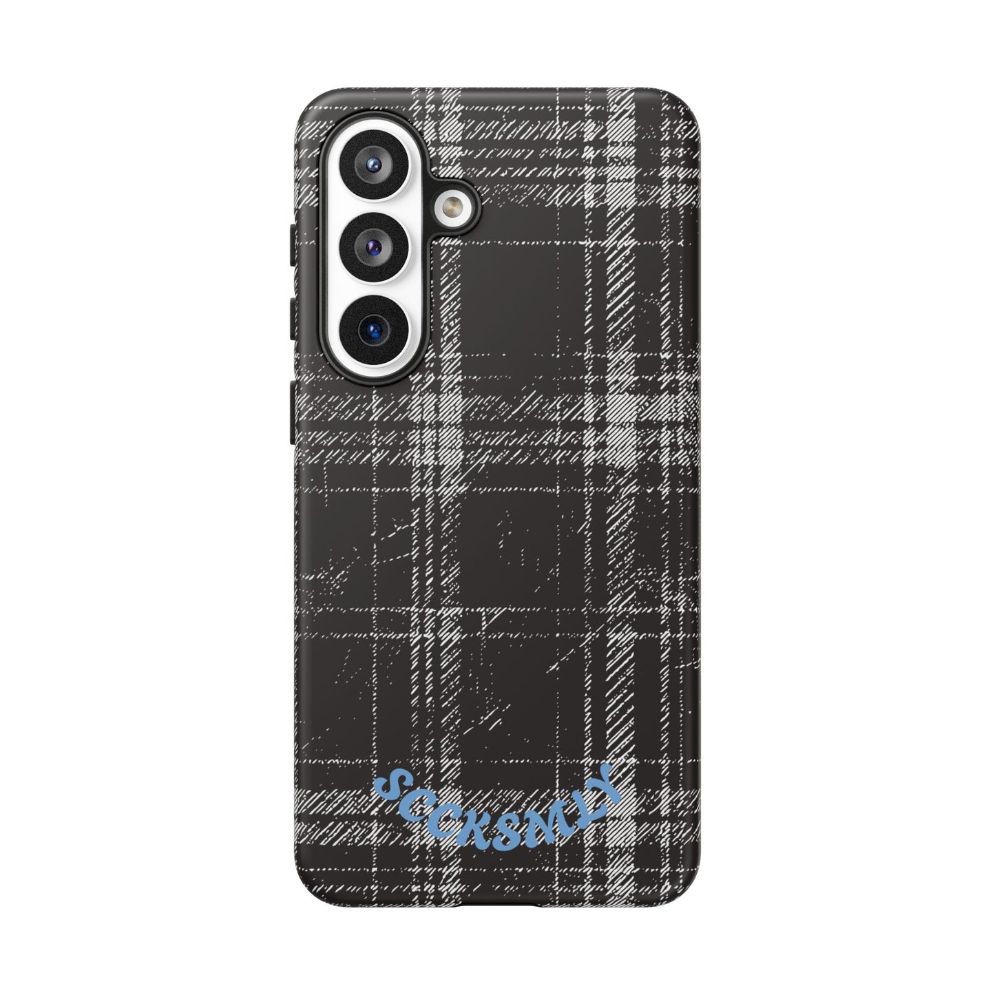 Smoky Grungy Plaid Phone Case for Samsung