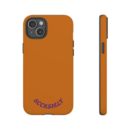 SOLID Burned Plum Tough Case for Apple