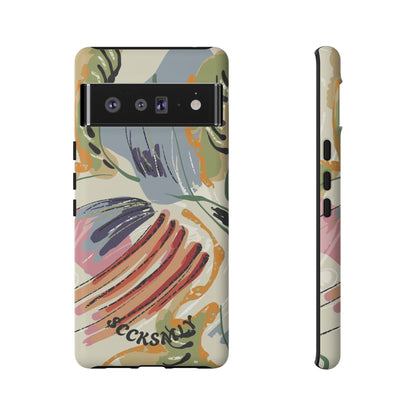 Botanical Strokes Palette Tough Phone Case for Google Pixel