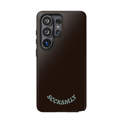 SOLID Espresso Mint Tough Phone Case for Samsung