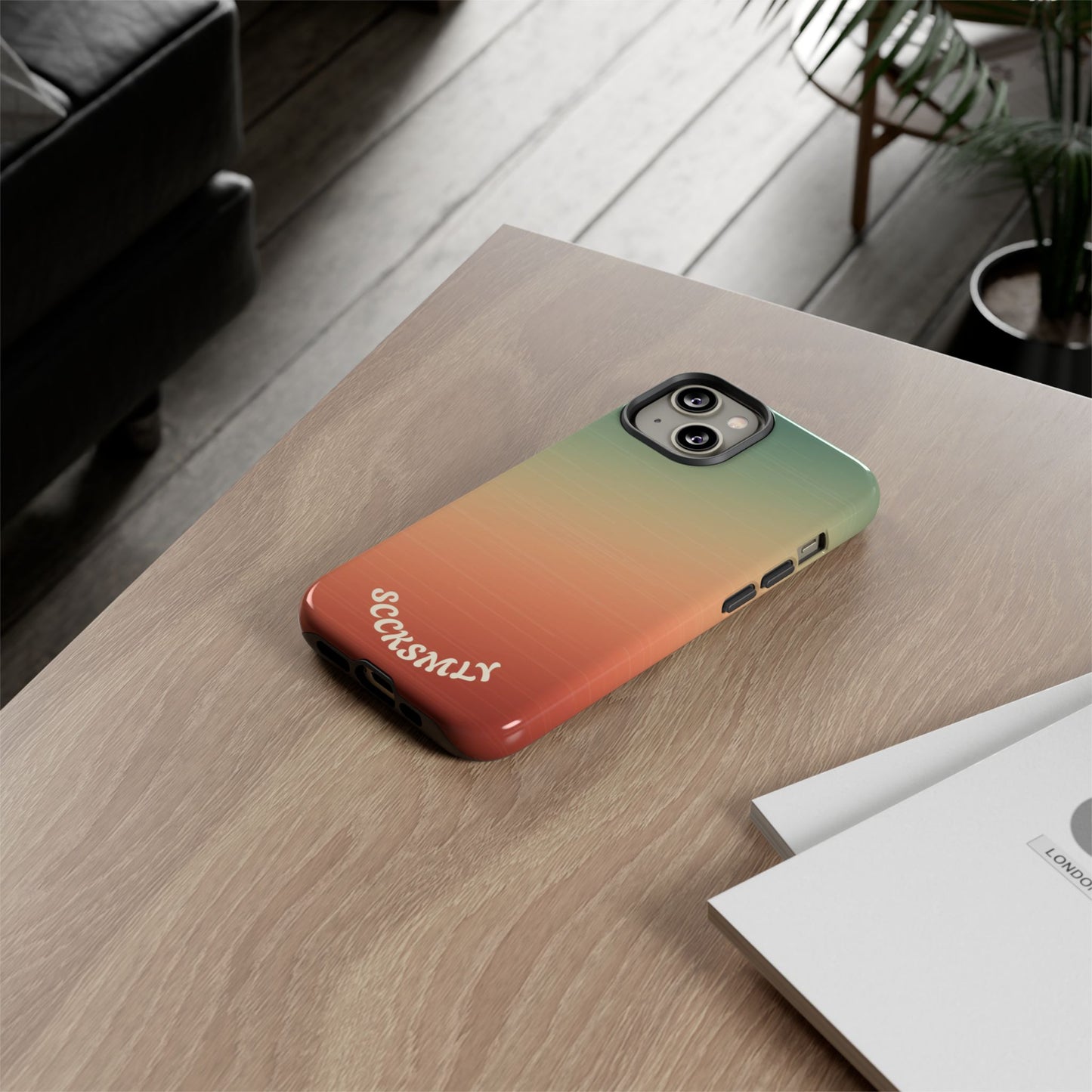Warm Ombré Tough Phone Case for Apple