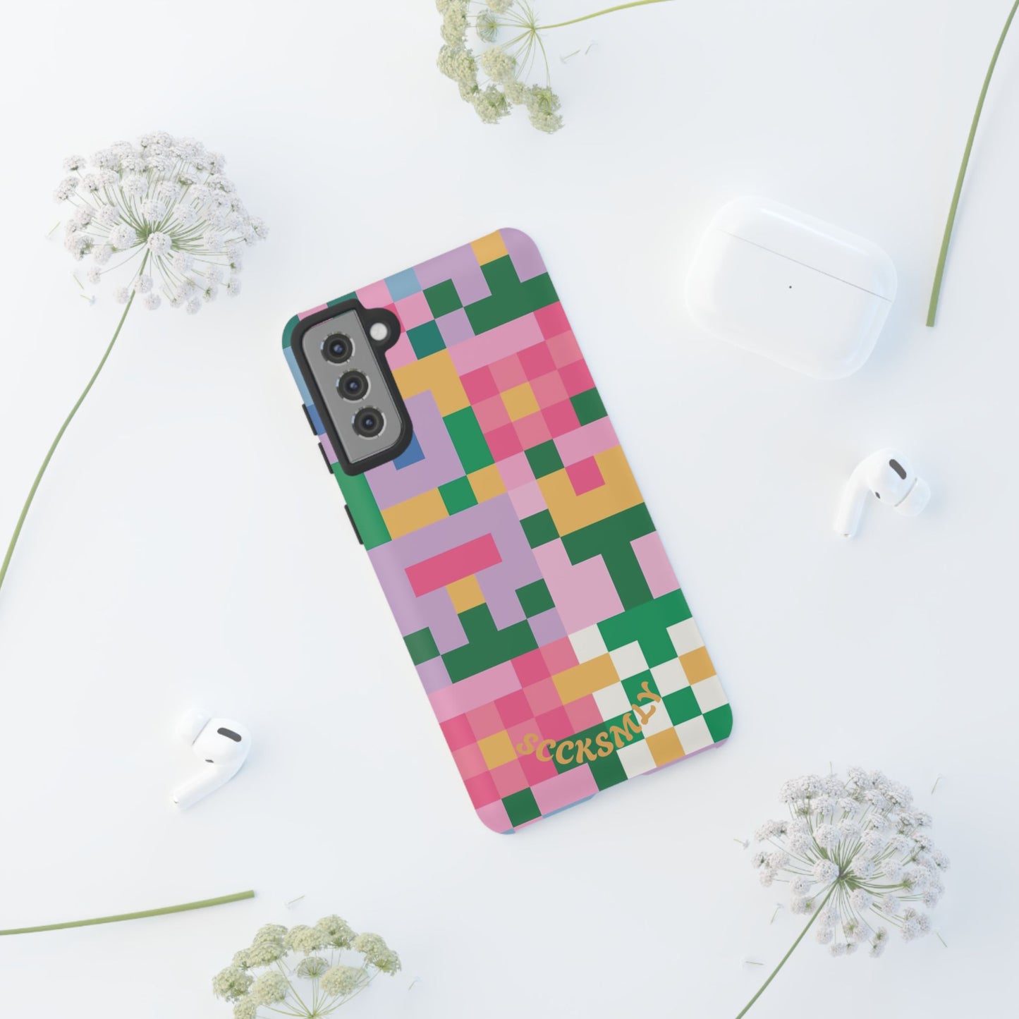 Pixel Garden Tough Phone Case for Samsung