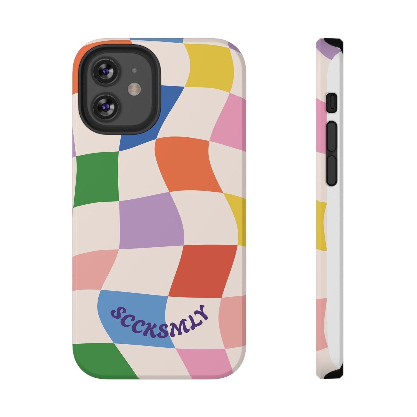 Checker Flicker Phone Case "IOS or Apple"