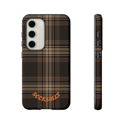 Brown Bread Plaid Tough Phone Case Samsung