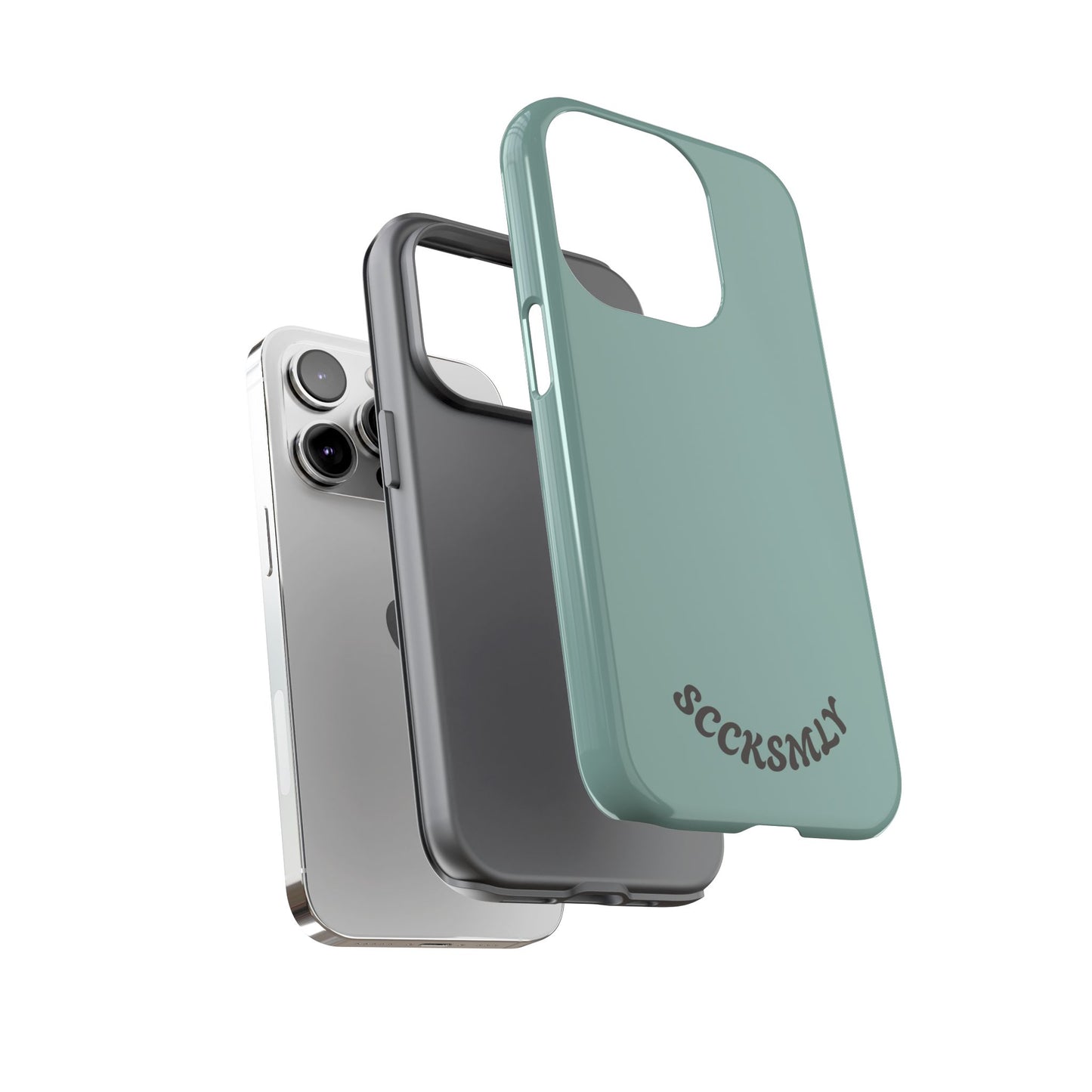 SOLID Fudge Mint Crunch Tough Phone Case for Apple