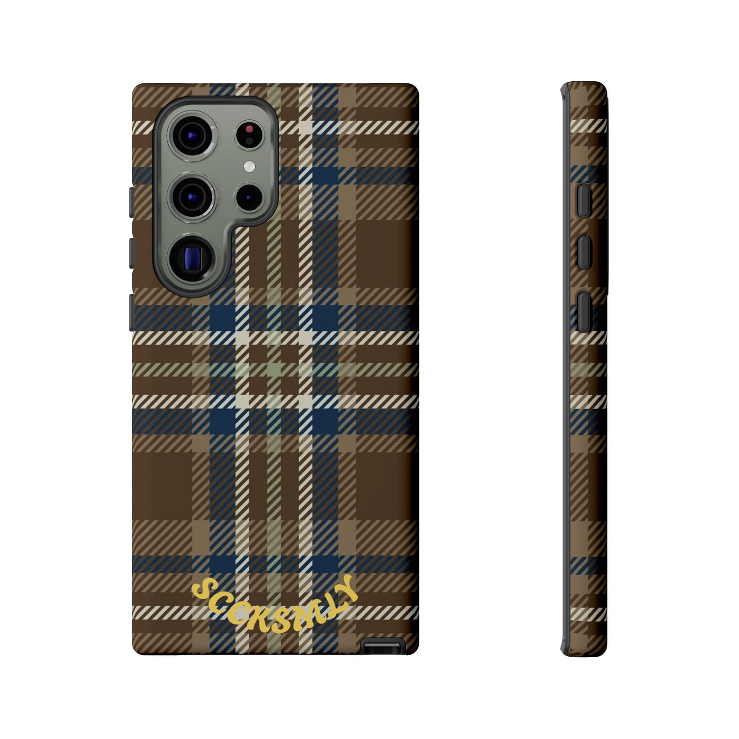 Earth and Sky Plaid Phone Case for Samsung