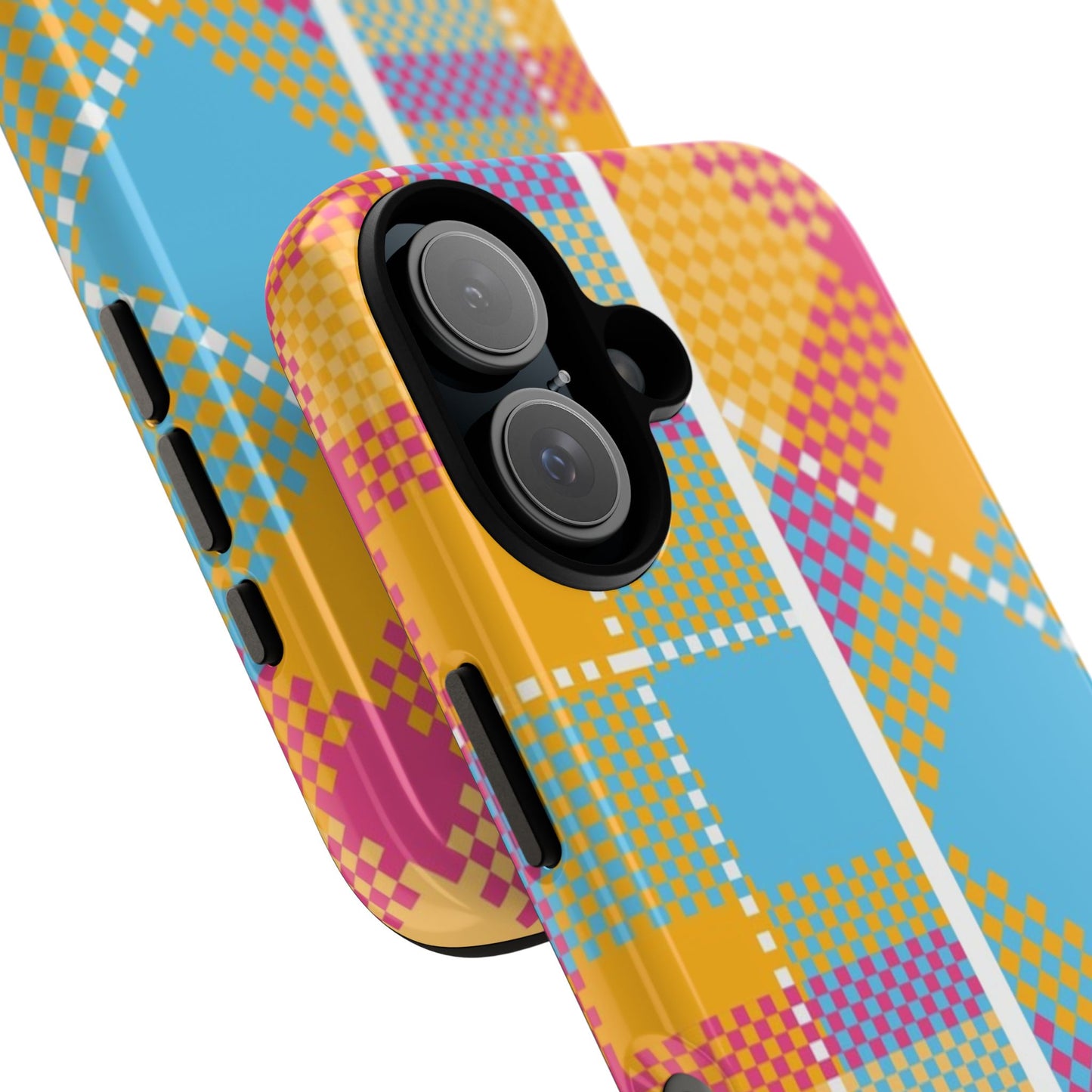 Pattern Punch Phone Case for Apple