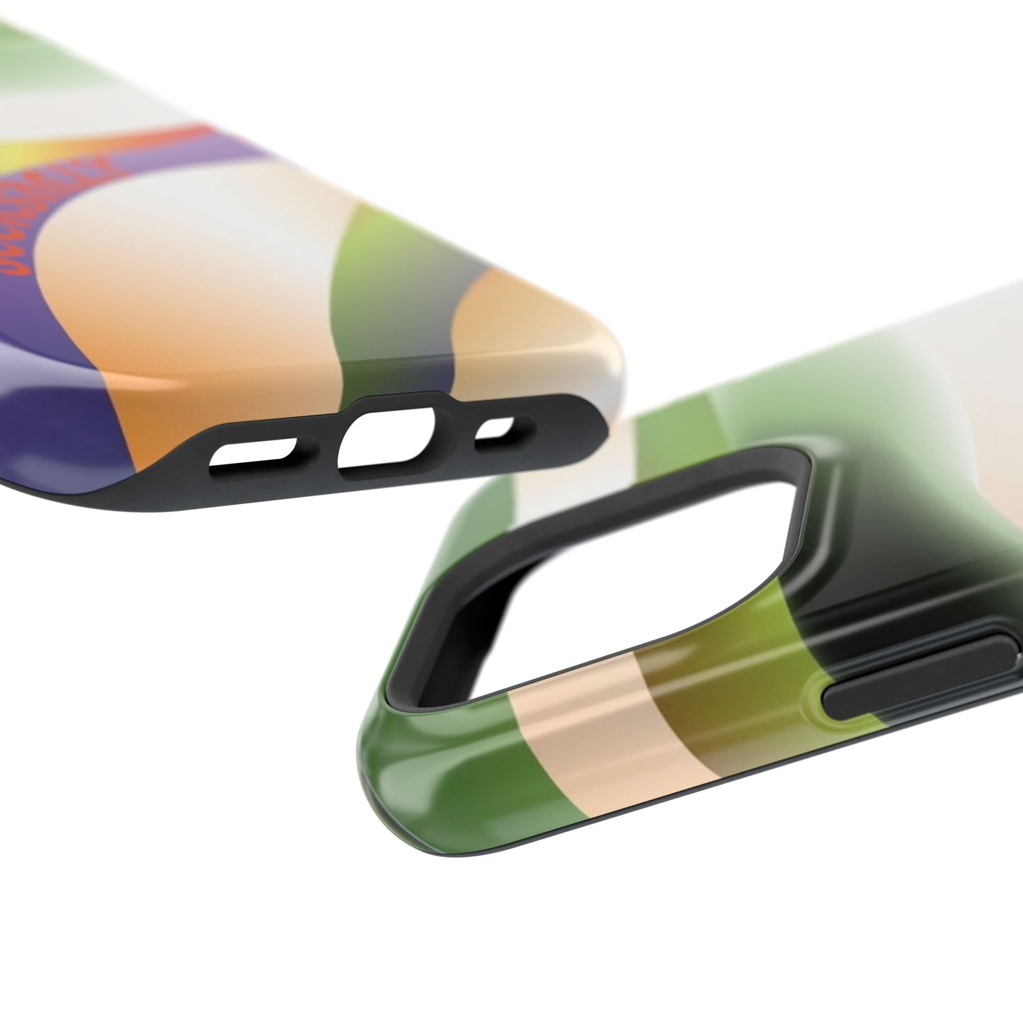 Green Waves Phone Case for Apple