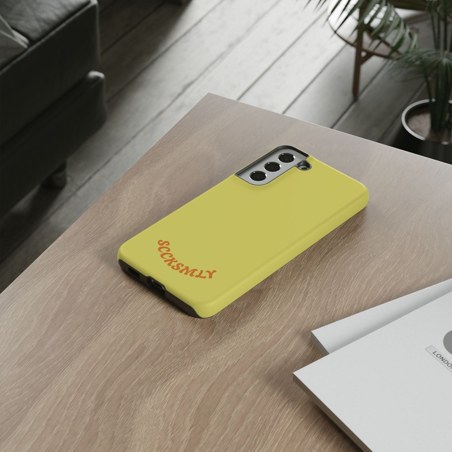 SOLID Lemon Dijon Glaze Tough Case for Samsung