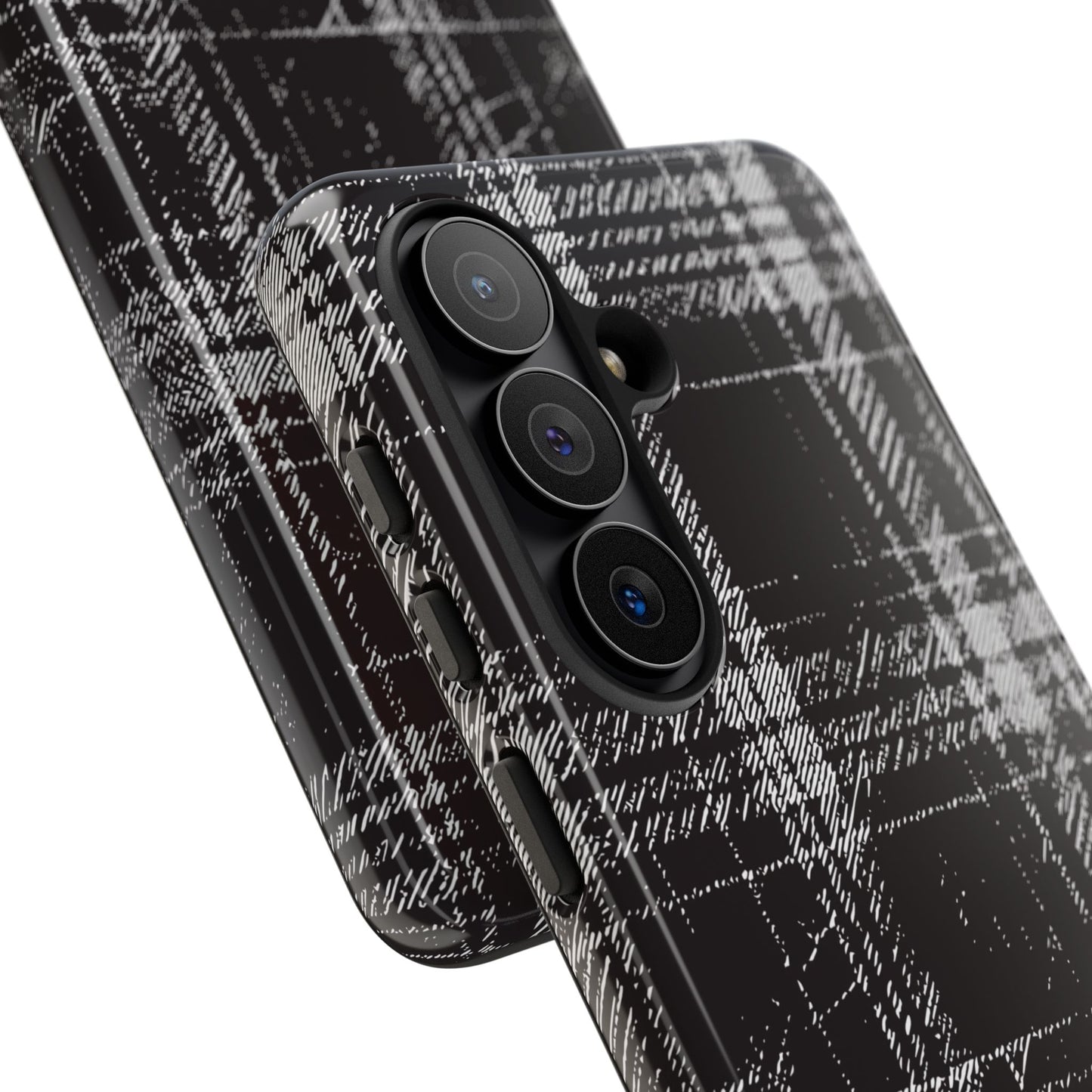 Smoky Grungy Plaid Phone Case for Samsung