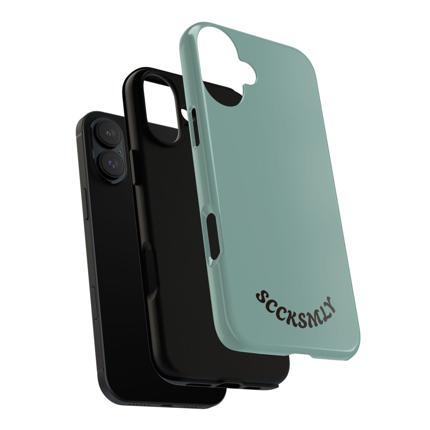 SOLID Fudge Mint Crunch Tough Phone Case for Apple