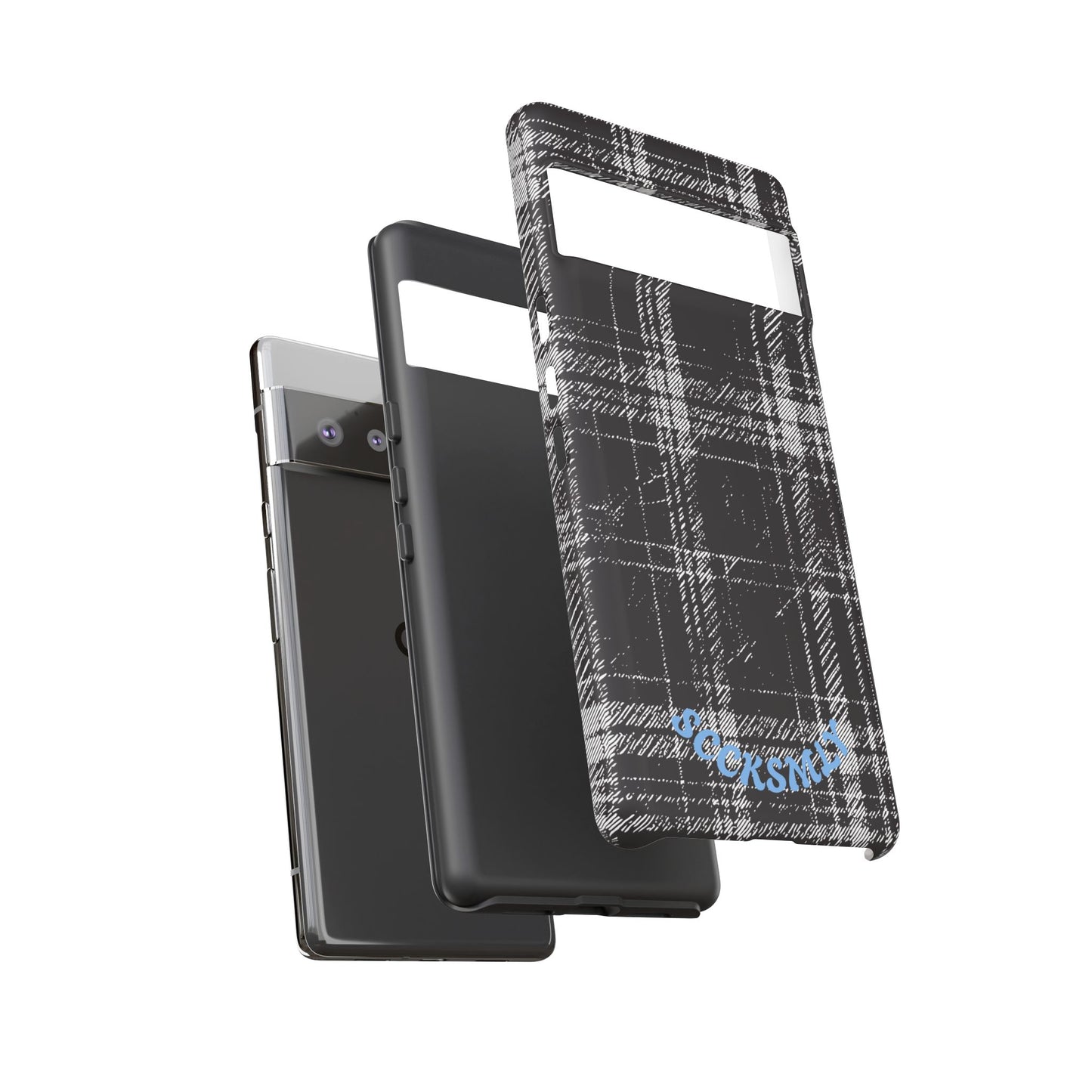 Smoky Grungy Plaid Phone Case for Google Pixel