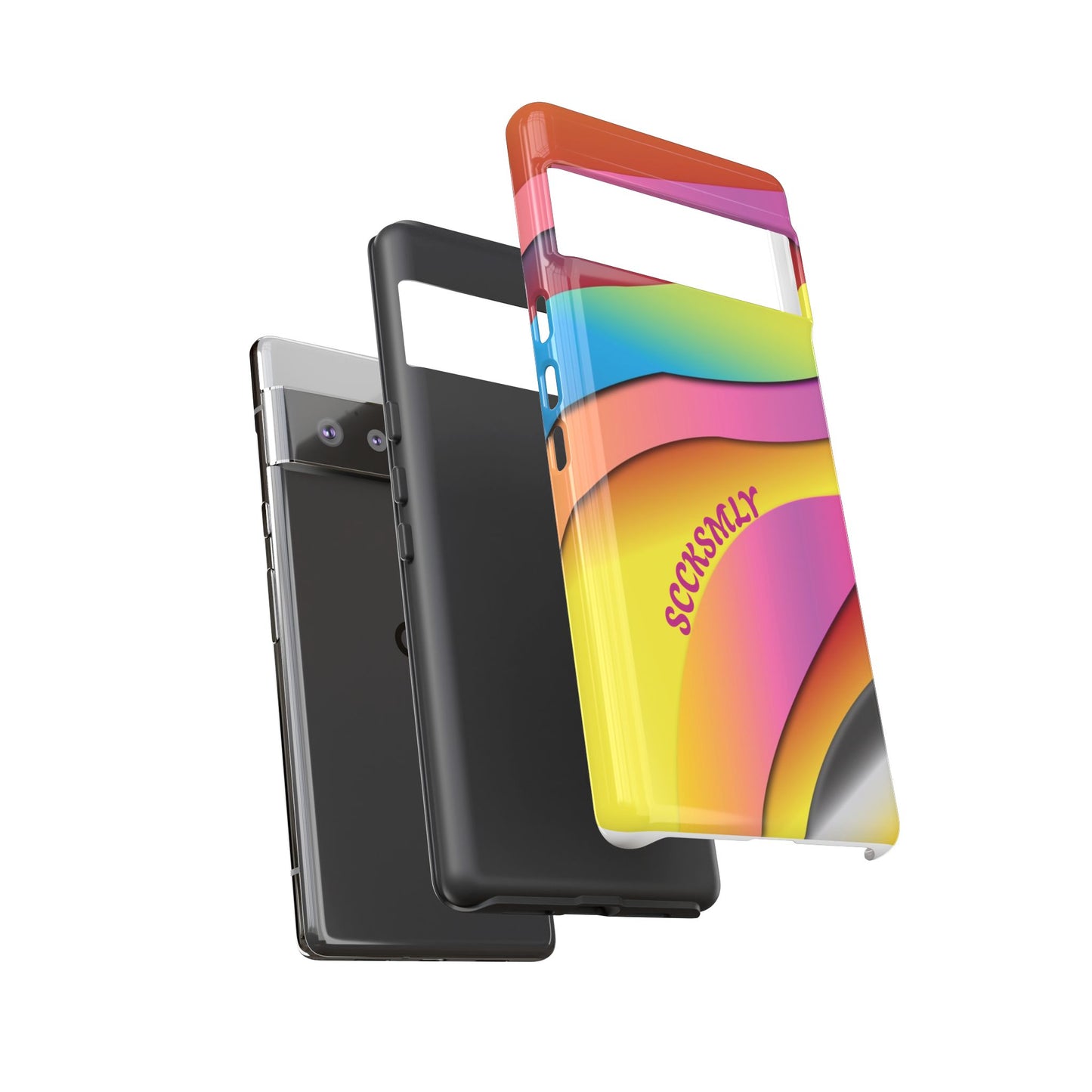 Modern Retro Rainbow Phone Case for Google Pixel