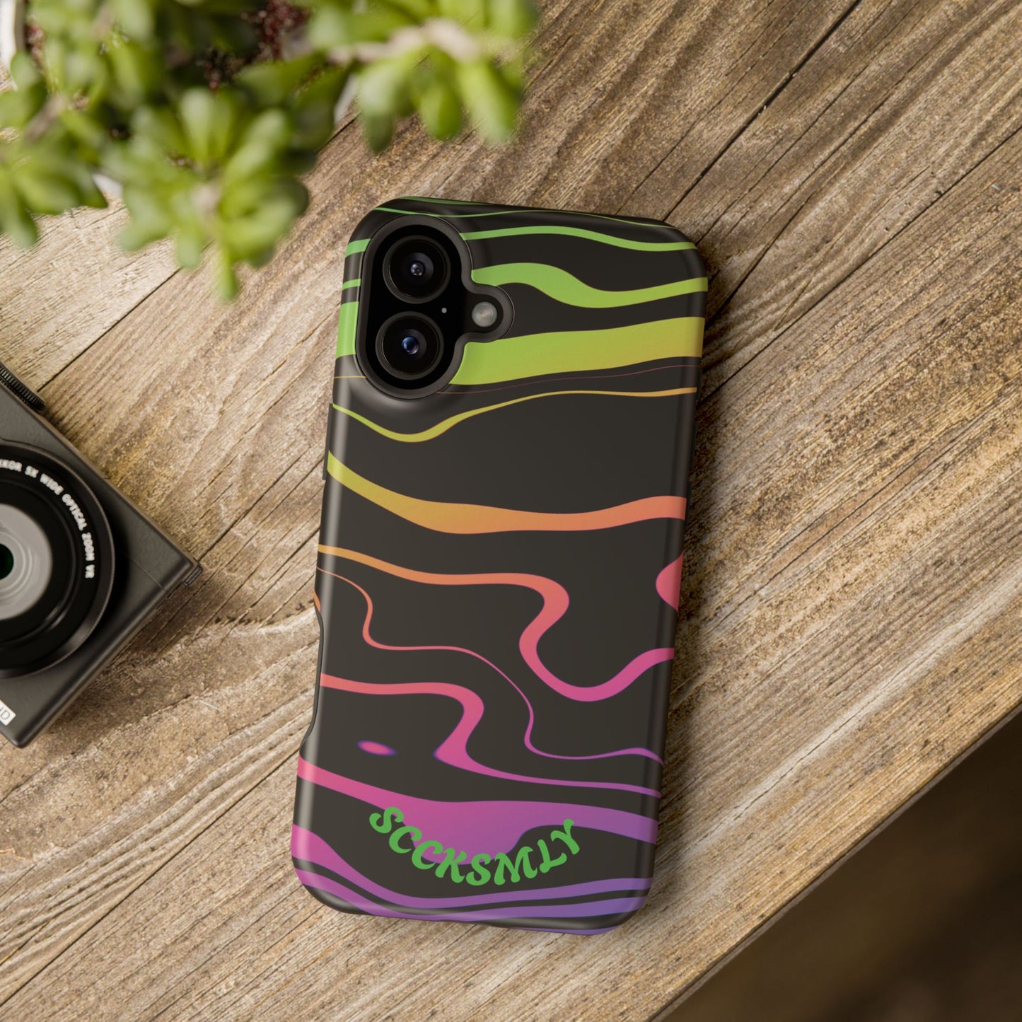 Dark Rainbow Phone Case for Apple