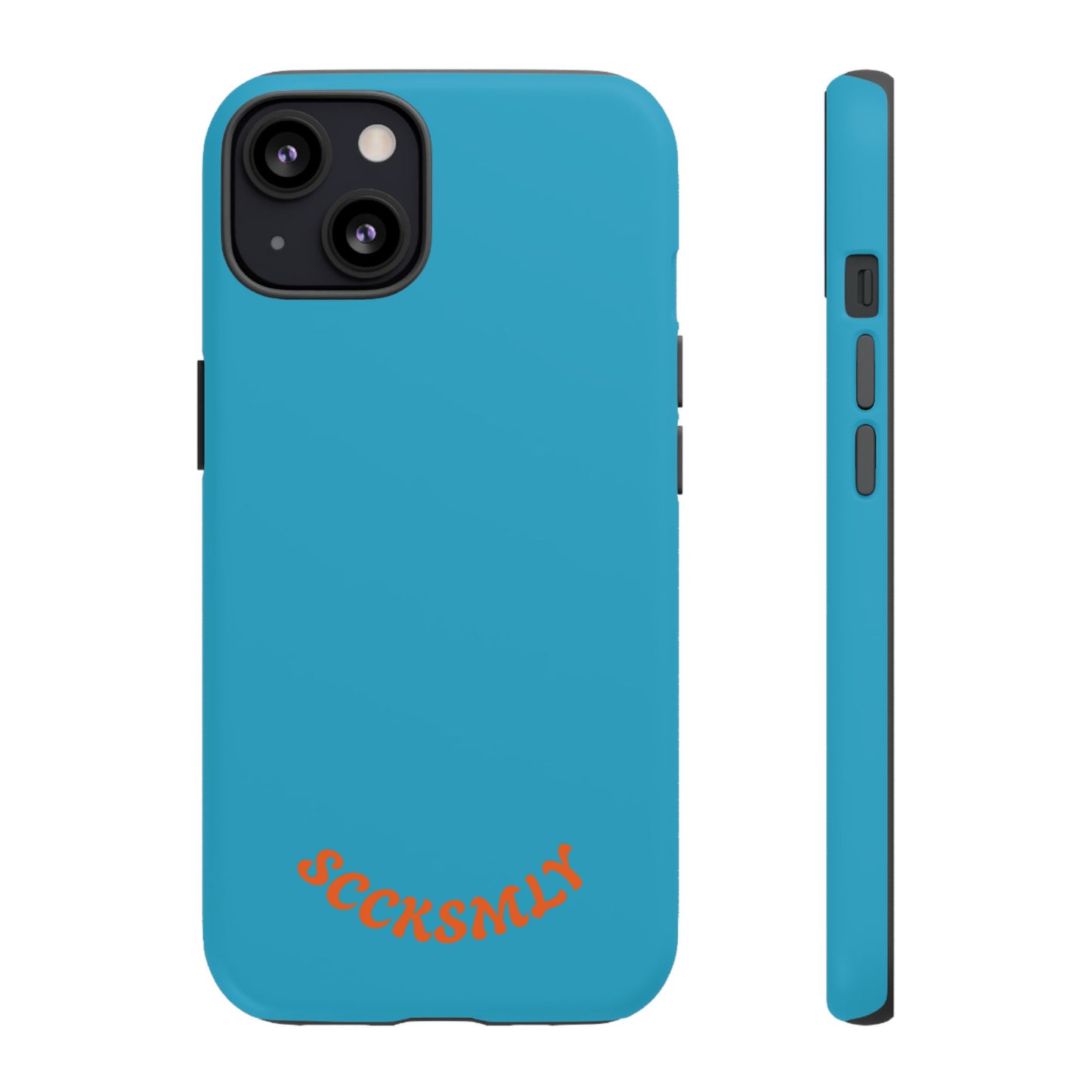 SOLID Blue Spook Tough Case for Apple