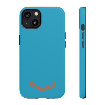 SOLID Blue Spook Tough Case for Apple