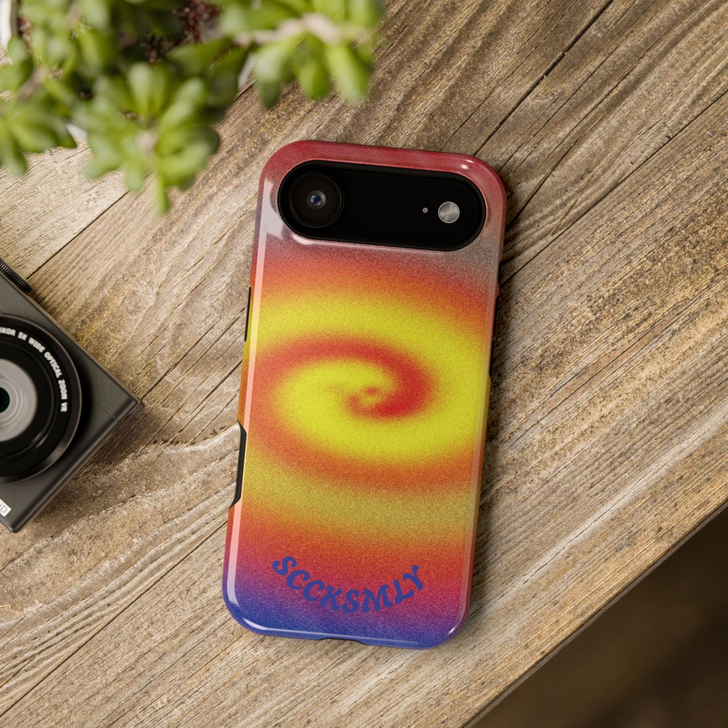 Toxic Spiral Tough Phone Case for Apple