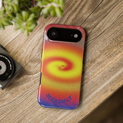 Toxic Spiral Tough Phone Case for Apple