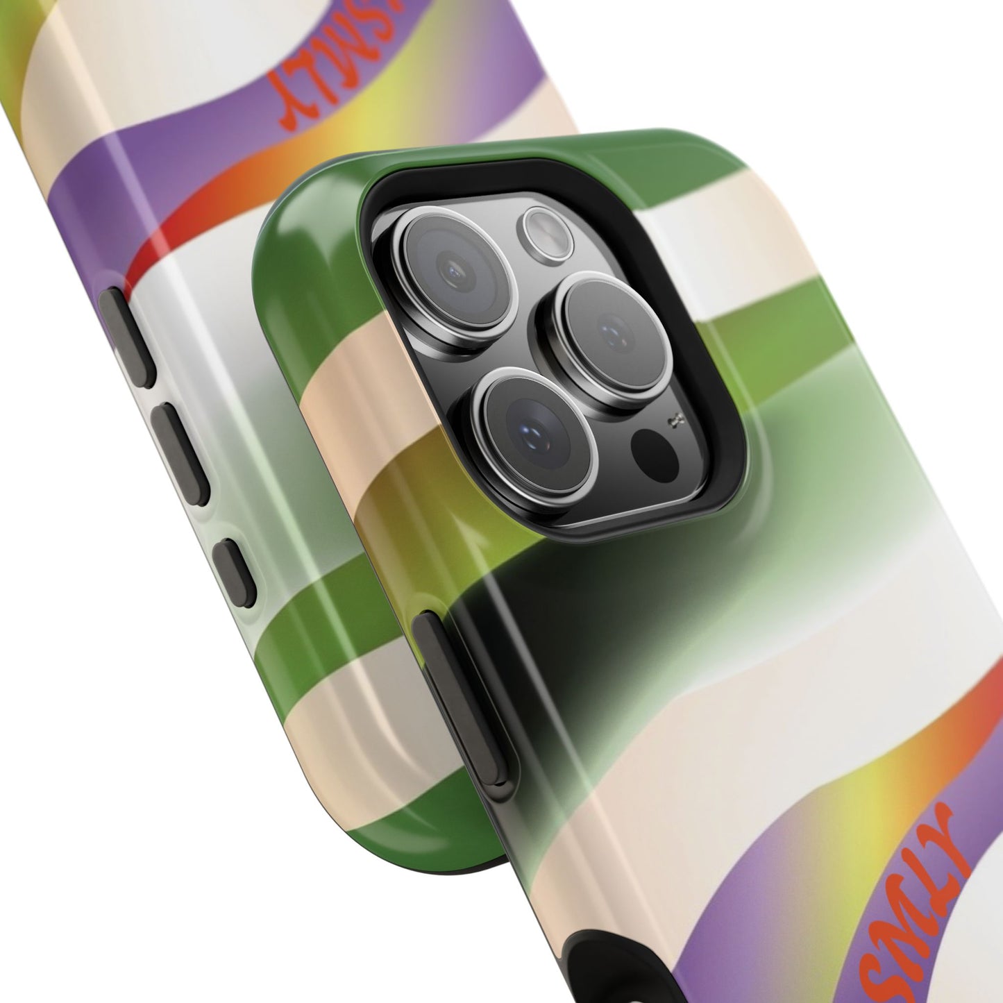 Green Waves Phone Case for Apple