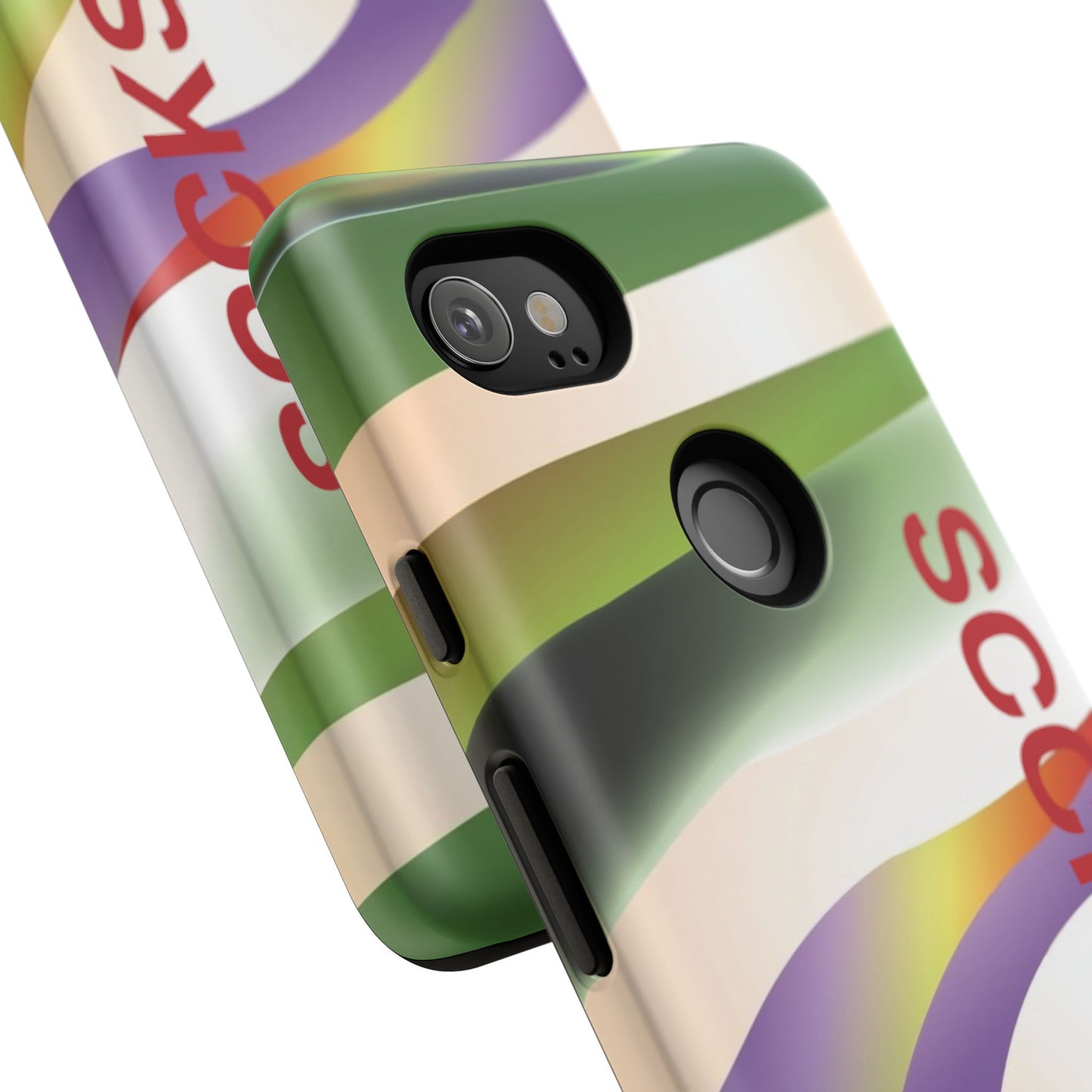 Green Waves Phone Case for Google Pixel