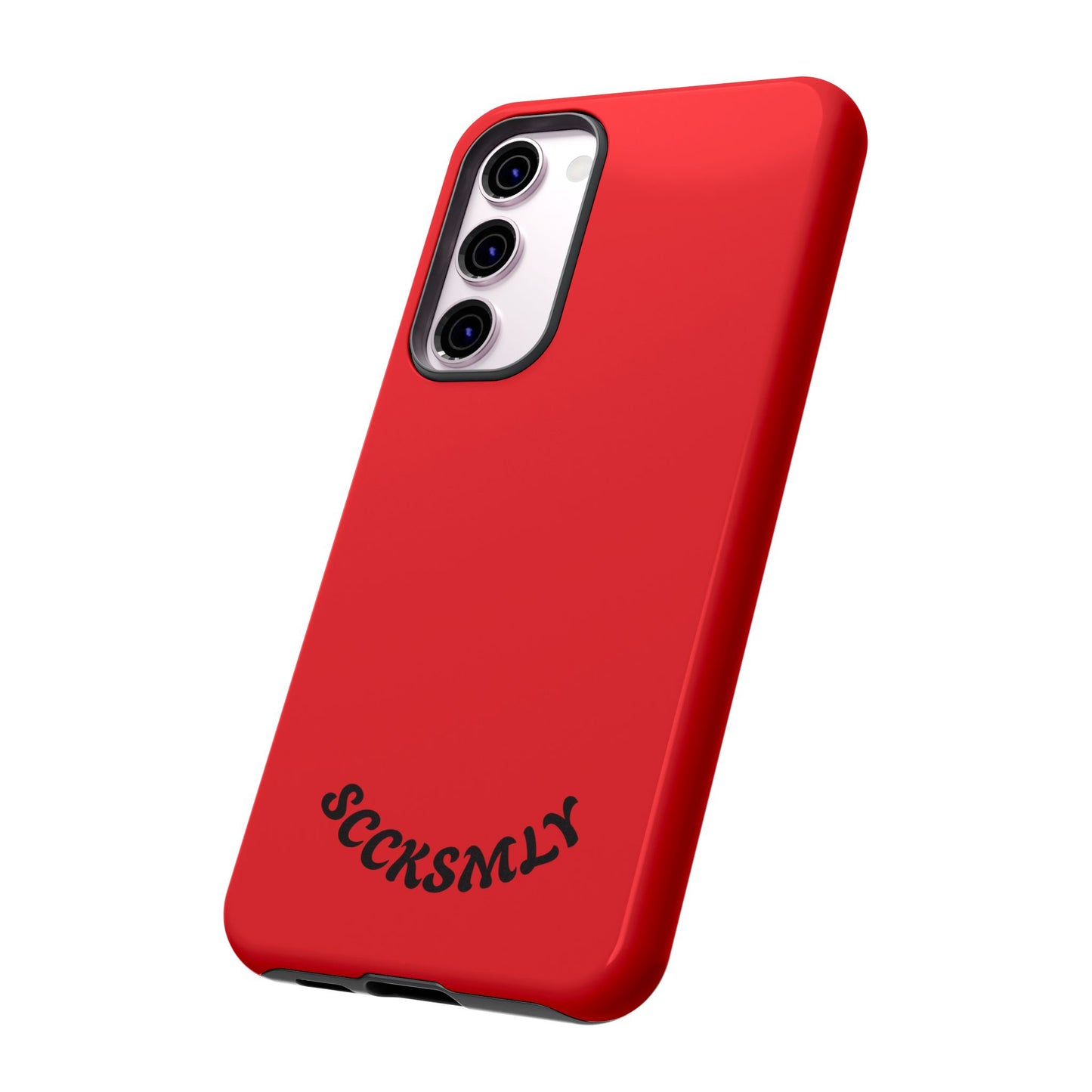 SOLID Screaming Red Tough Case for Samsung