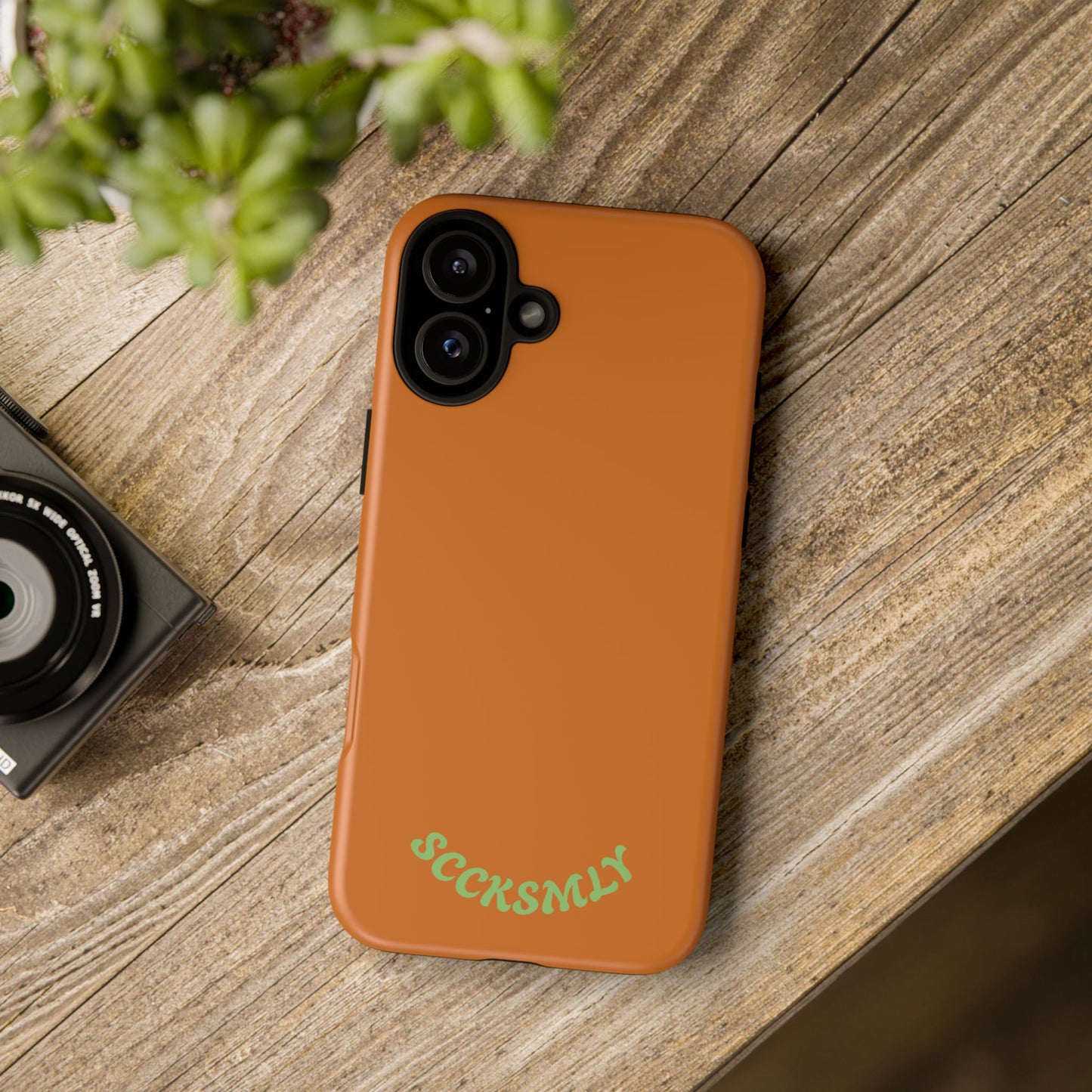 SOLID Terracotta Caoal Tough Case for Apple