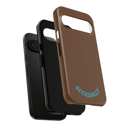 SOLID Chocolate Coco Tough Case for Google Pixel