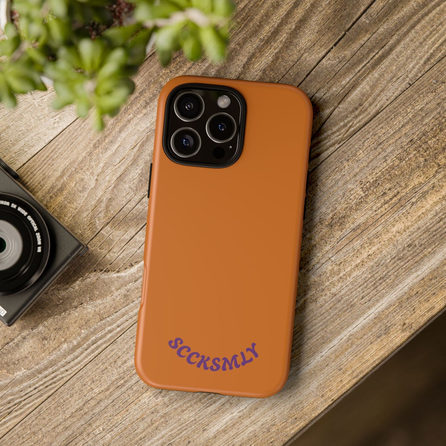 SOLID Burned Plum Tough Case for Apple