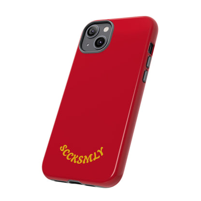 SOLID Calm Cherry Tough Case for Apple