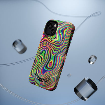 Acid Swirl Phone Case for Apple