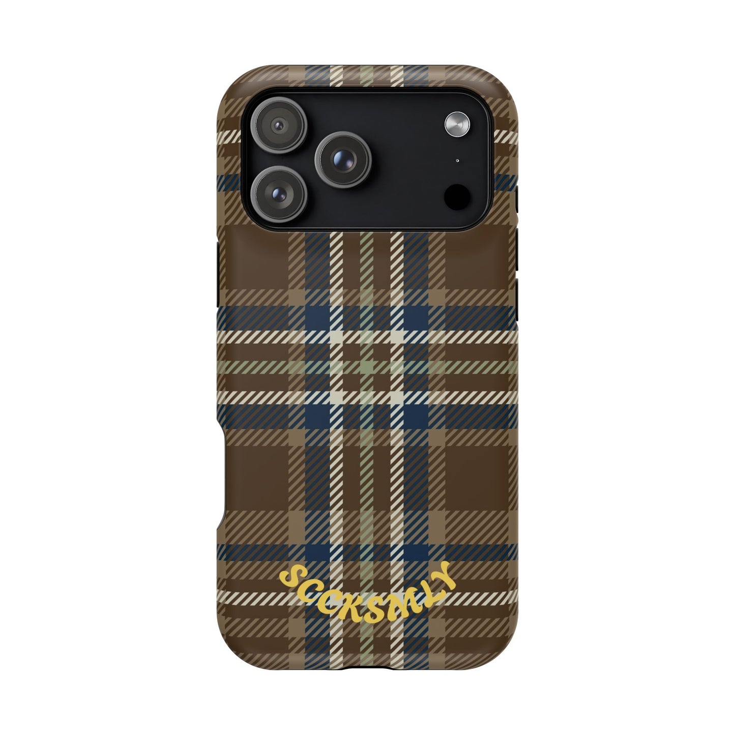 Earth and Sky Plaid Phone Case for Apple