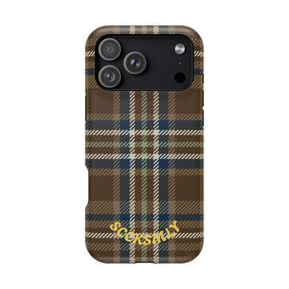 Earth and Sky Plaid Phone Case for Apple