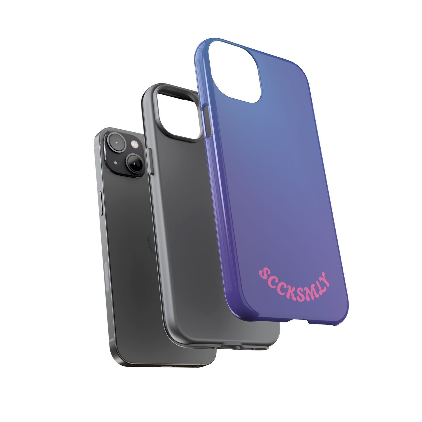 Berry Pop Gradient Tough Phone Case for Apple