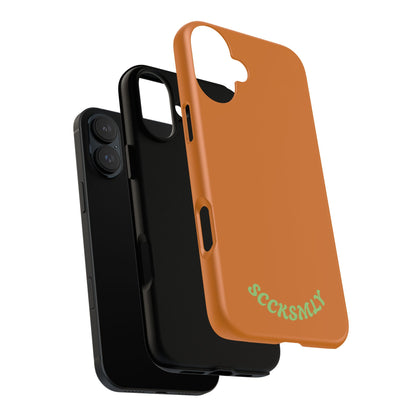 SOLID Terracotta Caoal Tough Case for Apple