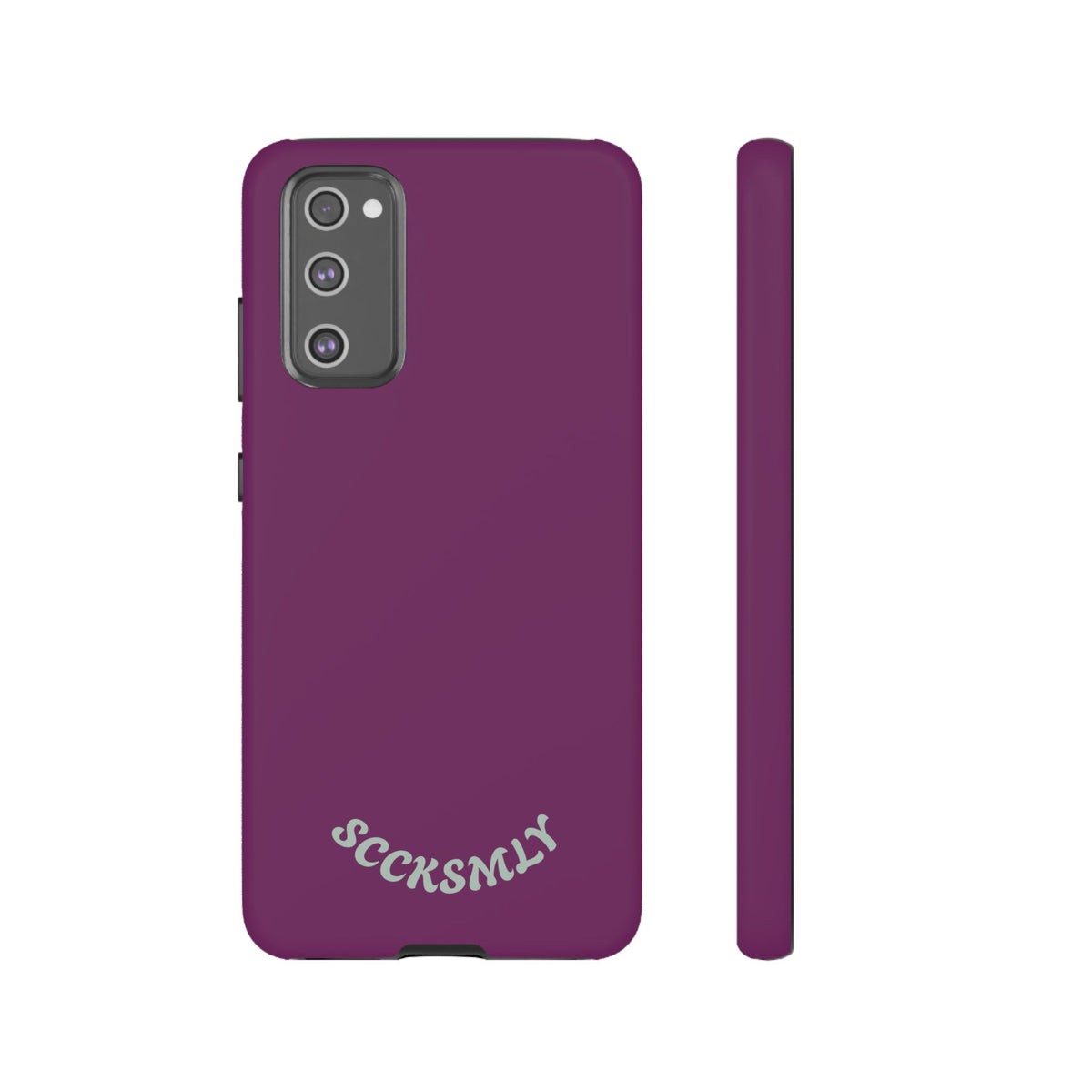 SOLID Amethyst Matte Tough Phone Case for Samsung