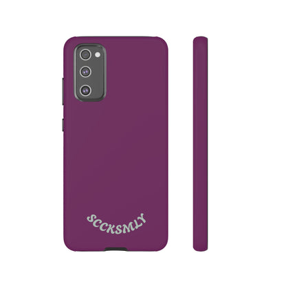 SOLID Amethyst Matte Tough Phone Case for Samsung