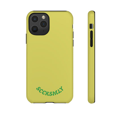 SOLID Lemon Pop Tough Case for Apple