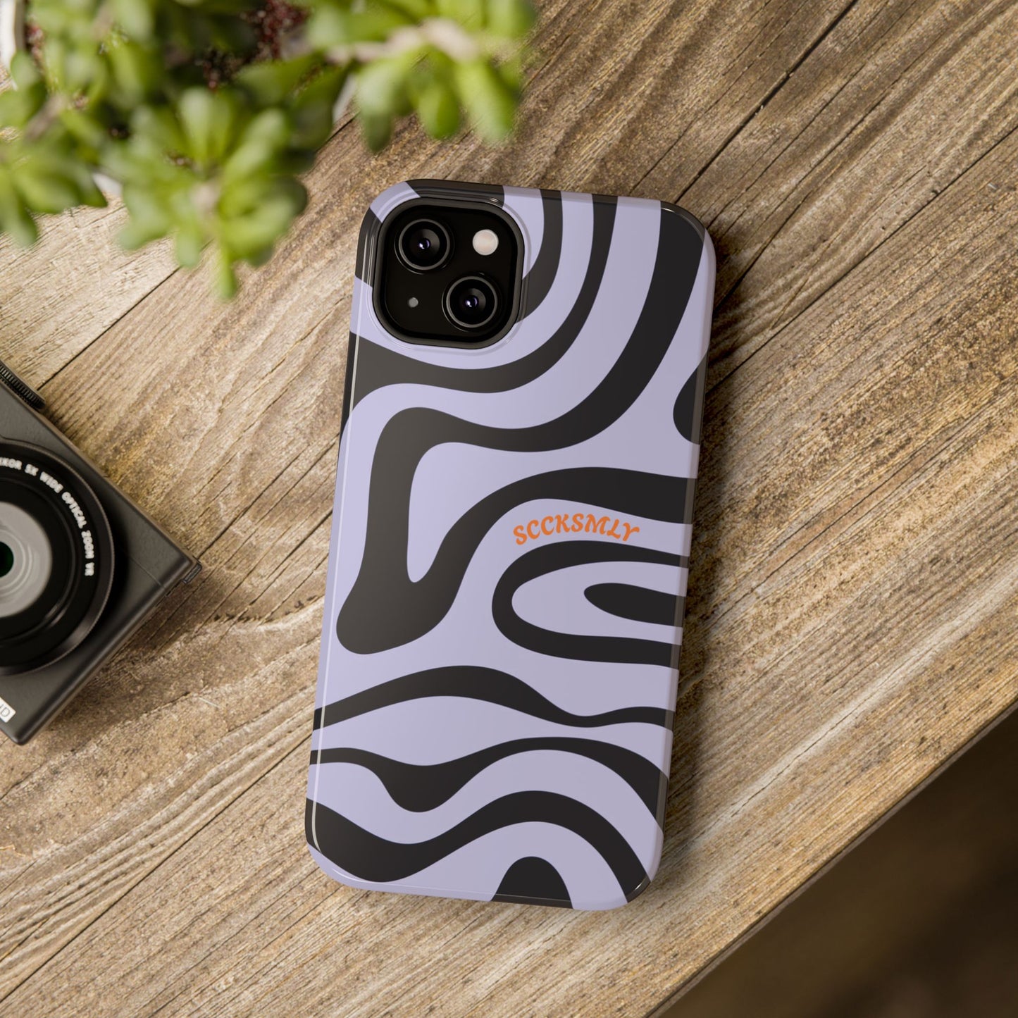 Purple Swirl Phone Case for Apple