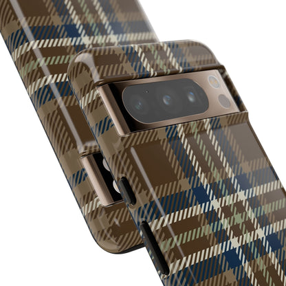Earth and Sky Plaid Phone Case for Google Pixel