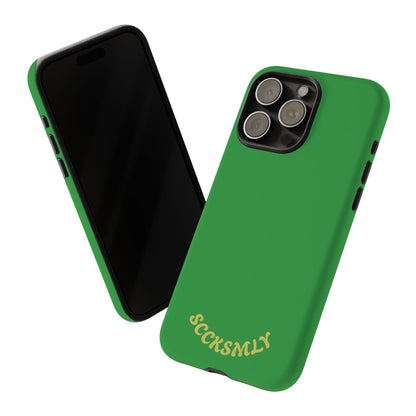 SOLID Green Grin Tough Case for Apple